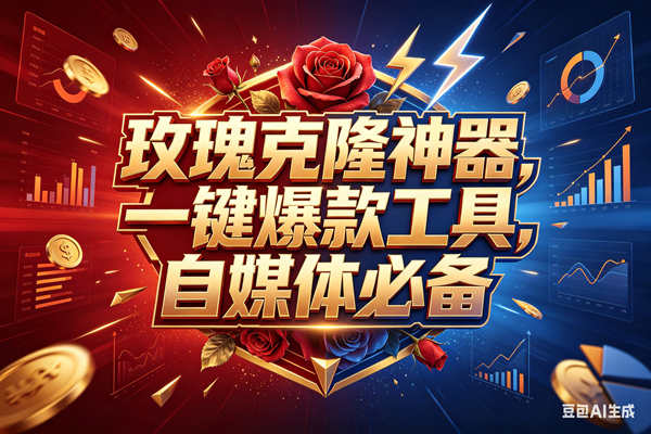 图片[1]-（18190期）玫瑰克隆，一键爆款工具，ai智能体，自媒体神器，50多个功能的教程