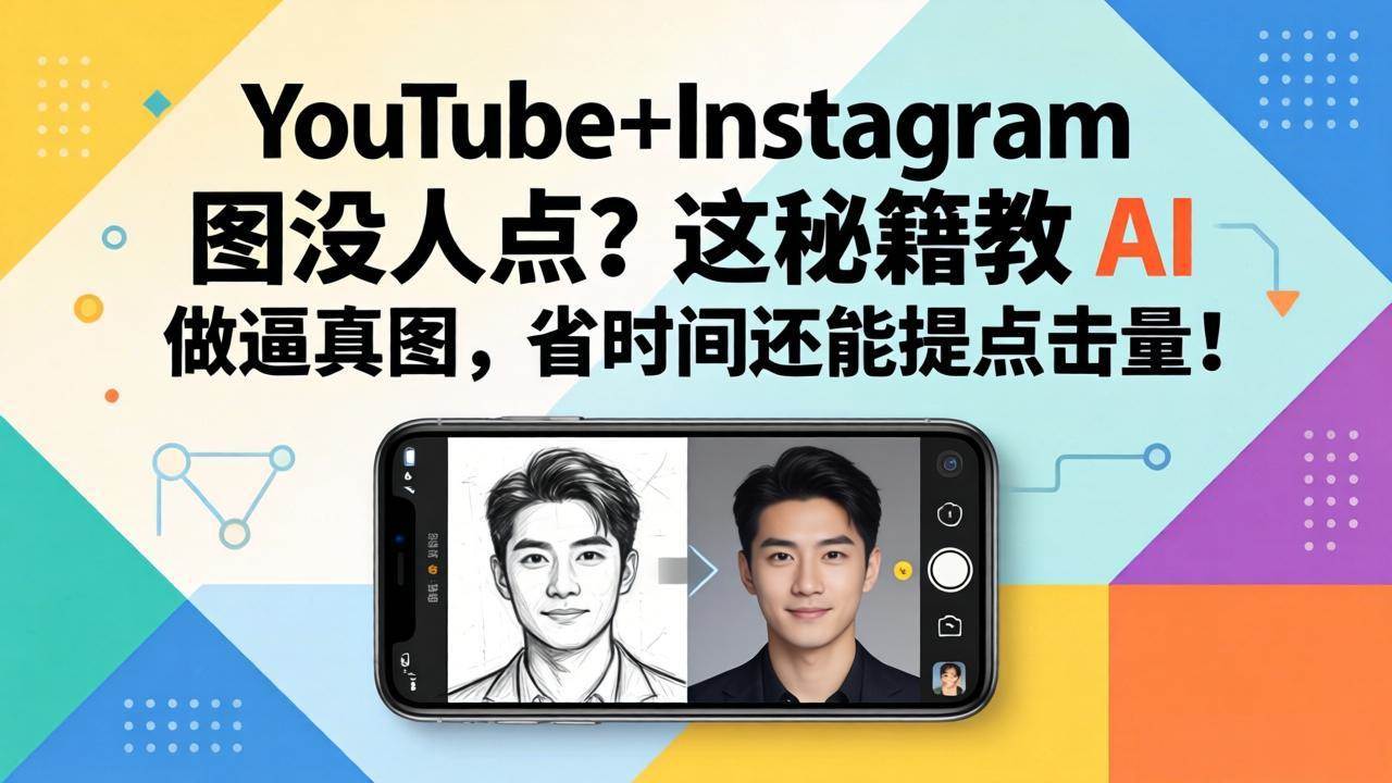 图片[1]-（17911期）YouTube+Instagram 图没人点？这秘籍教 AI 做逼真图，省时间还能提点击量