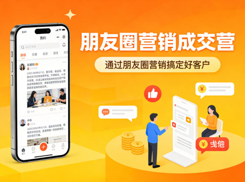 朋友圈营销*营，通过朋友圈营销来搞定好客户