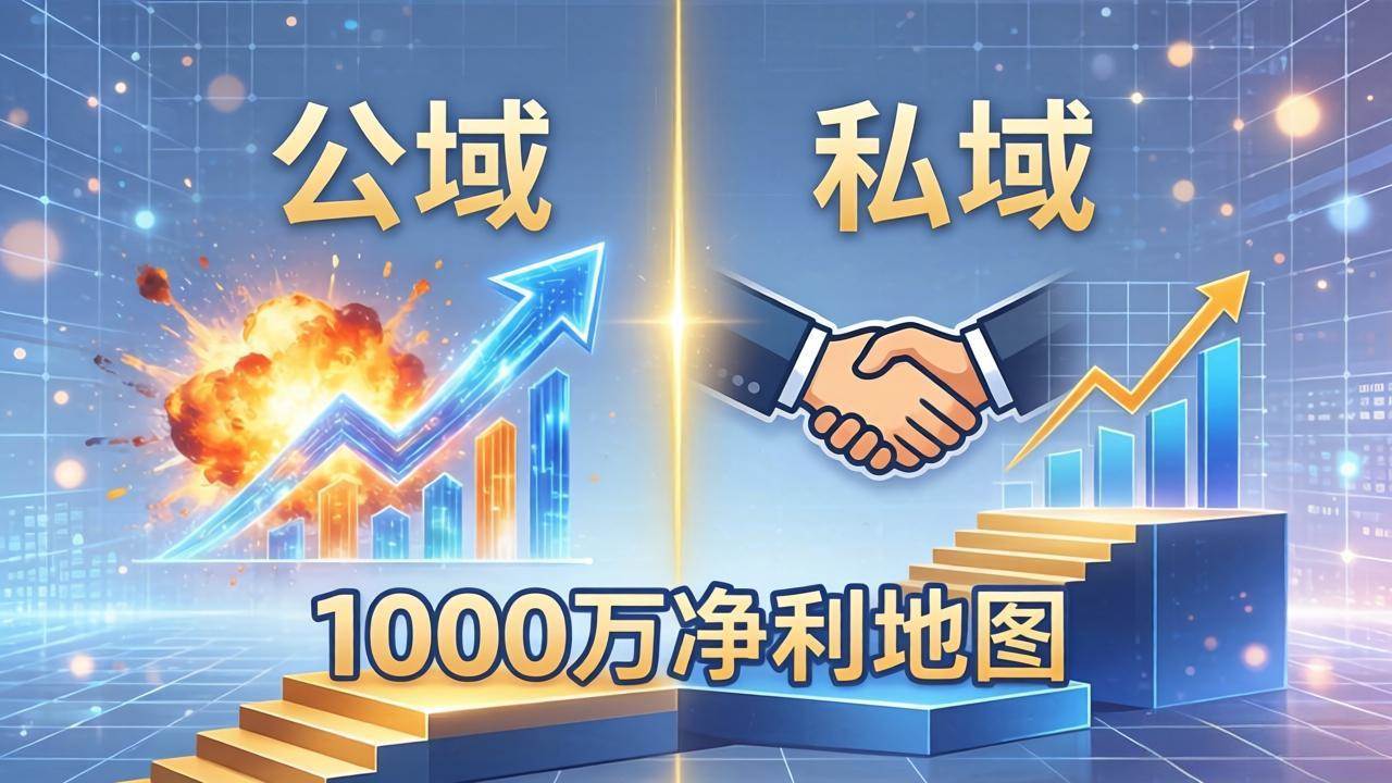 图片[1]-（18217期）公域玩命出爆款，私域悄悄做成交：这套AI内训课，2026给你打通1000万净利的地图