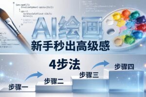 （18225期）AI绘画入门别再硬磕了！即梦4步法：万能提示词公式+BRTR框架，新手秒出高级感-麦资源网