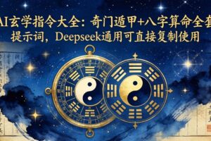 （18059期）AI玄学指令大全：奇门遁甲+八字算命全套提示词，Deepseek通用可直接复制使用-麦资源网
