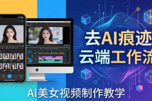 （17928期）AI美女视频制作教学：去AI痕迹，云端工作流出图，手机电脑均可，不需要配置-麦资源网