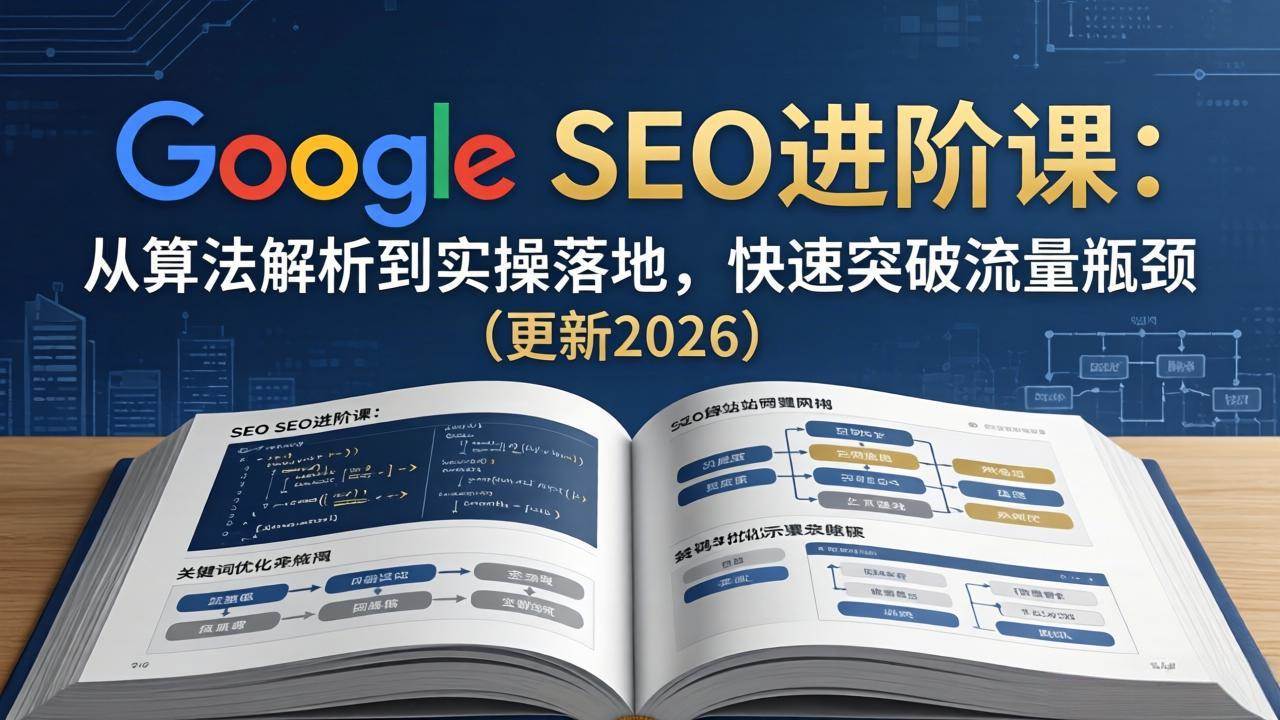 图片[1]-（18048期）Google SEO进阶课：从算法解析到实操落地，快速突破流量瓶颈（更新2026）