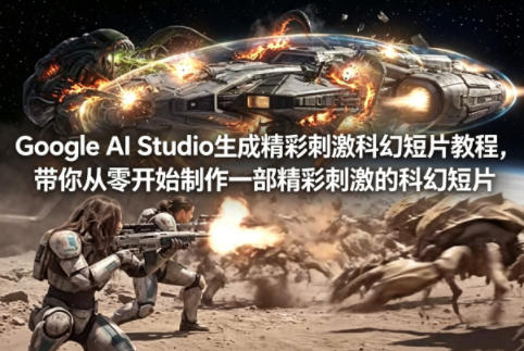Google AI Studio生成精彩*科幻短片教程，带你从零开始制作一部精彩*的科幻短片【双语字幕】