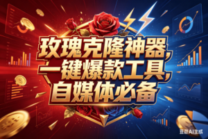 （18361期）玫瑰克隆神器，一键爆款ai工具，自媒体必备，60多个功能的详细教程-麦资源网