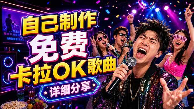 图片[1]-（18610期）免费卡拉OK歌曲制作全攻略：音轨分离字幕制作，零基础快速做出专业K歌视频