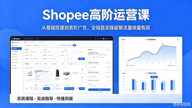 图片[1]-（18499期）Shopee高阶运营课-2026年5月更新，从基础搭建到高阶广告，全链路实操破解流量销量瓶颈