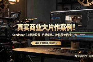 （18484期）真实商业大片作案例！Seedance 2.0参数设置+后期优化，教你落地商业广告-麦资源网