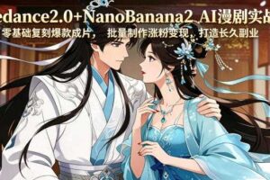 Seedance2.0+NanoBanana2 AI漫剧实战课，零基础复刻爆款成片涨粉变现，打造长久副业收益-麦资源网