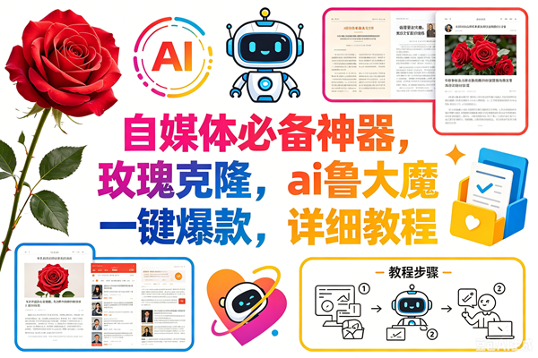 图片[1]-（18441期）玫瑰克隆神器，一键ai大魔，爆款工具，自媒体必备，60多个功能的详细教程