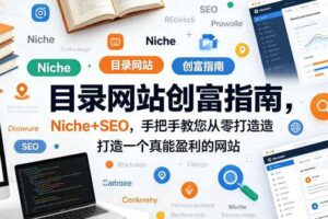 目录网站创富指南，Niche+SEO，手把手教您从零打造打造一个真能盈利的网站【原创双语字幕】-麦资源网