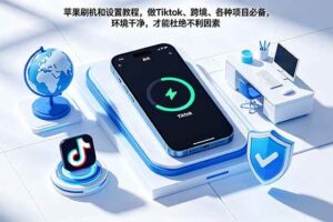 （18558期）苹果刷机和设置教程，做Tiktok、跨境、各种项目必备，环境干净，才能杜绝不利因素-麦资源网