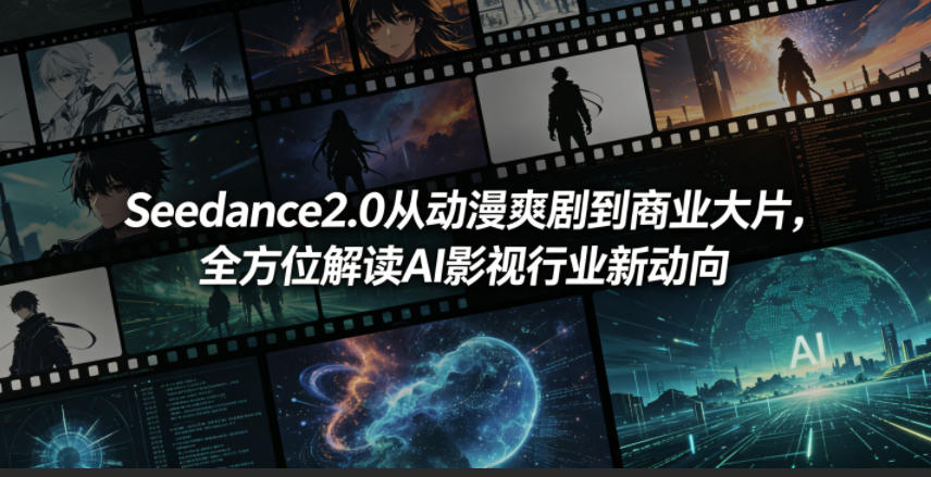 Seedance2.0从动漫爽剧到商业大片，*解读AI影视行业新动向