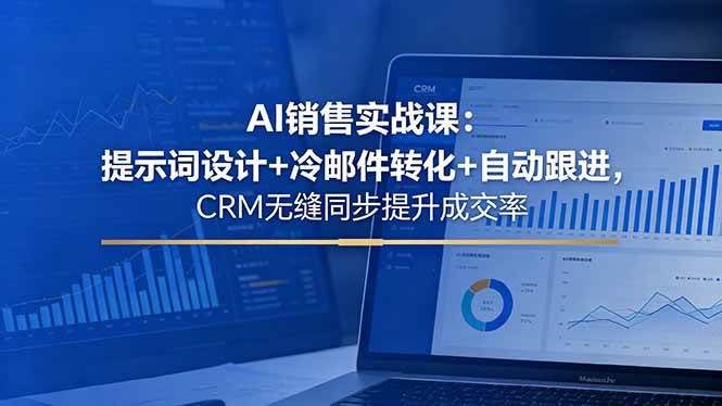 图片[1]-（18526期）AI销售实战课：提示词设计+冷邮件转化+自动跟进，CRM无缝同步提升成交率