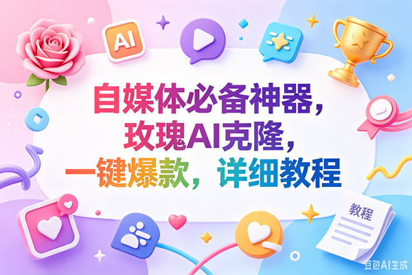 图片[1]-（18624期）玫瑰克隆神器，一键ai，爆款工具，自媒体必备，60多个功能，的详细教程