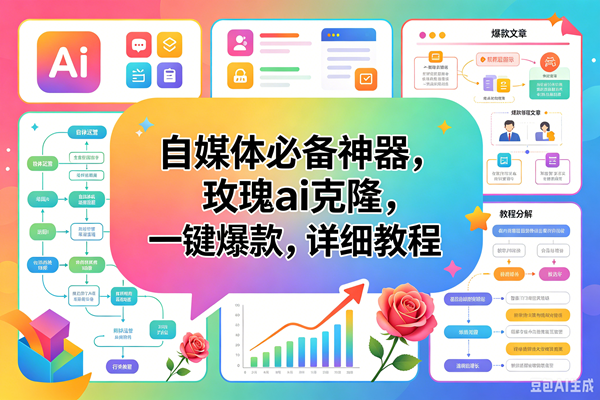 图片[1]-（18598期）玫瑰克隆工具，一键ai神器，爆款工具，自媒体必备，60多个功能，详细教程