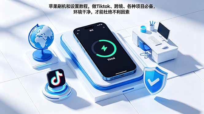 图片[1]-（18558期）苹果刷机和设置教程，做Tiktok、跨境、各种项目必备，环境干净，才能杜绝不利因素