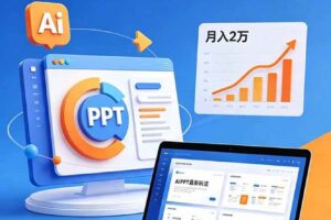 (18881期)ai+PPT最新玩法,月入2万掌握AI工具,解锁PPT高效创作与变现技巧3天入门,实战案例·副业指南-麦资源网