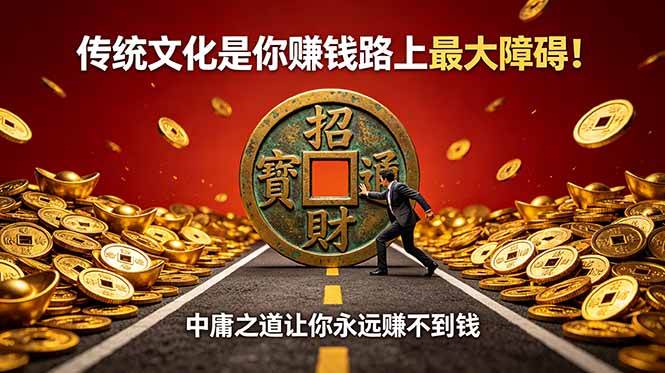 图片[1]-（18872期）付费文章：传统文化是你赚钱路上最大障碍！中庸之道让你永远赚不到钱