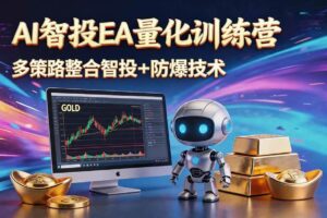(18880期)AI智投EA量化运营技术,自动化黄金操盘技术,小白也可以轻松上手日入1000+-麦资源网
