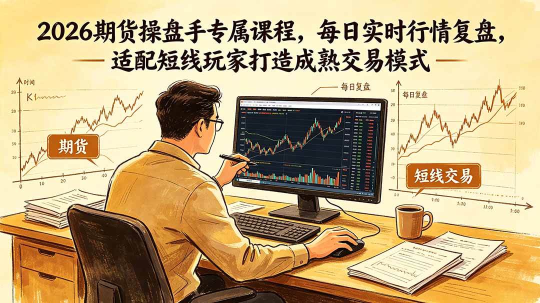 图片[1]-（18902期）2026期货操盘手专属课程-更新6月，每日实时行情复盘，适配短线玩家打造成熟交易模式