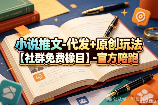 图片[1]-小说推文-代发+原创玩法【社群免费橡目】-官方陪跑