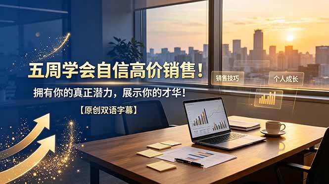 图片[1]-（19071期）五周学会自信高价销售！拥有你的真正潜力，展示你的才华！【原创双语字幕】