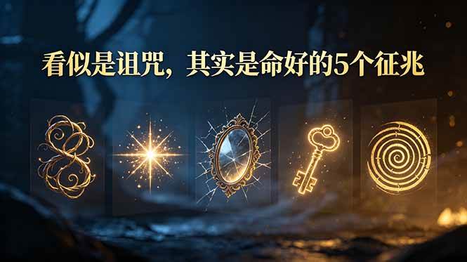 图片[1]-（19089期）付费文章：看似是诅咒，其实是命好的5个征兆