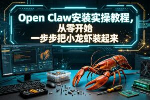 Open Claw安装实操教程,从零开始一步步一步步把小龙虾装起来-麦资源网