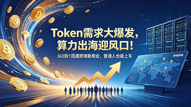 图片[1]-（18889期）Token需求大爆发，算力出海迎风口！从0到1搭建跨境新商业，普通人也能上车