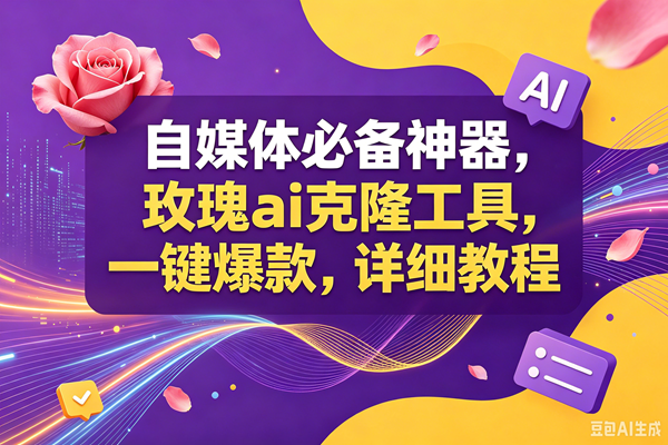 图片[1]-（18977期）玫瑰ai克隆工具，一键爆款ai神器，自媒体的必备工具，50多个功能，详细教程