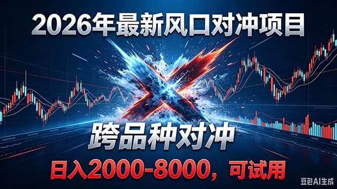 图片[1]-（18827期）2026创业新风口！最新对冲！跨品种对冲！日收益2000-6000+