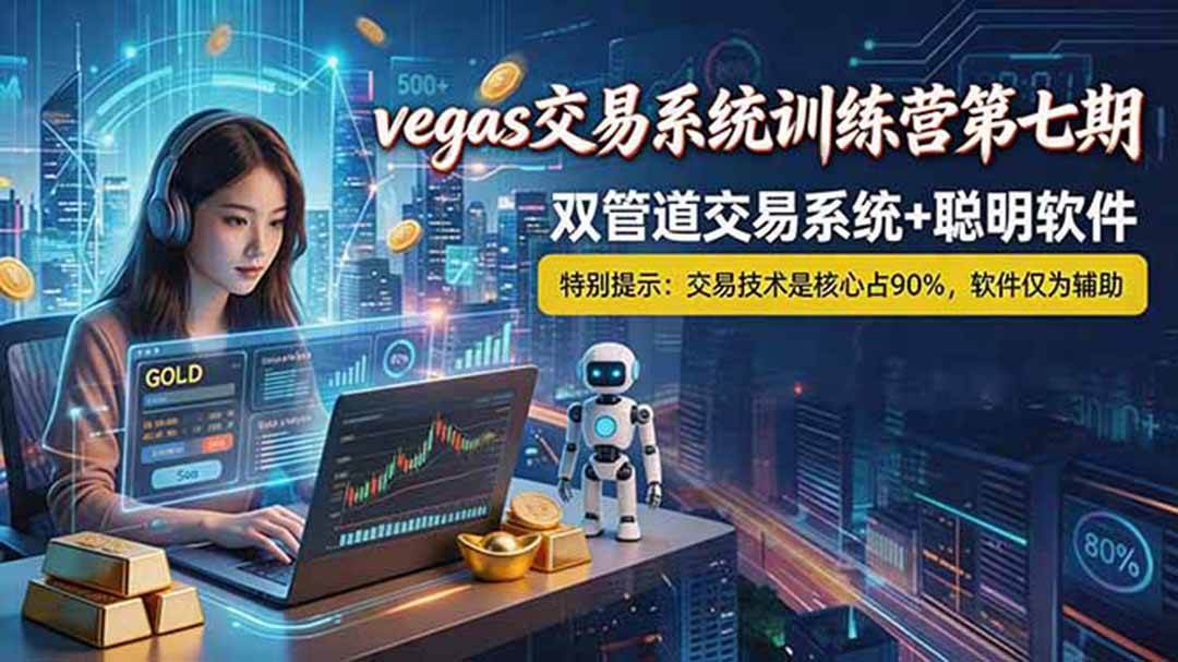 图片[1]-（18770期）【海外美金AI搬砖】Vegas交易技术+聪明软件， 黄金期货日赚50-1000U， 长期稳定，小白轻松上手