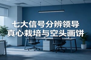 付费文章《七大信号分辨领导真心栽培与空头画饼》读懂管理背后人性逻辑-麦资源网