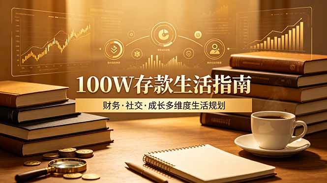 图片[1]-（19121期）付费文章：100W存款生活指南，如何从财务、社交、成长等维度规划自己的生活