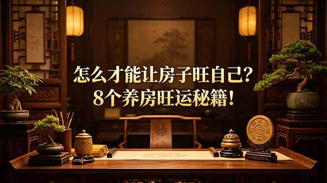 图片[1]-（19023期）付费文章：怎么才能让房子旺自己？8个养房旺运秘籍！