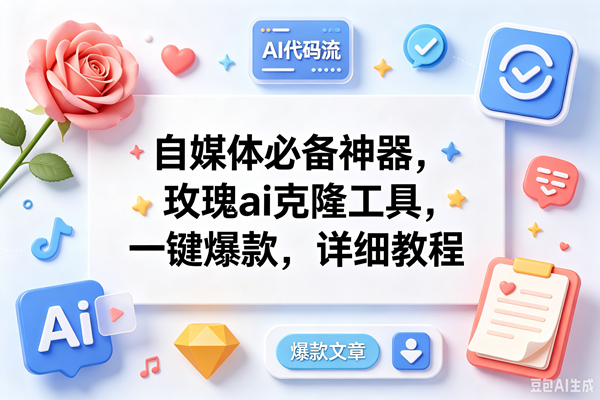 图片[1]-（18882期）玫瑰克隆ai工具，一键爆款ai工具，自媒体必备神器，50多个功能，详细教程