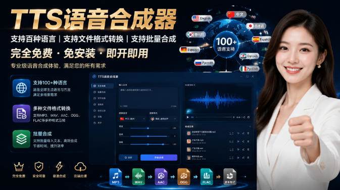 图片[1]-（19374期）最新TTS配音，支持批量，支持文件格式转换，功能超多