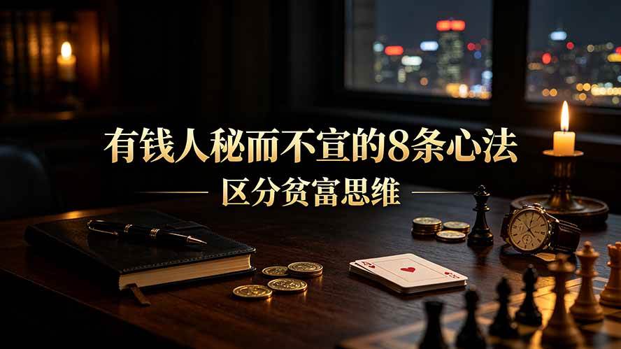 图片[1]-（19413期）付费文章：有钱人秘而不宣的8条心法｜区分贫富思维
