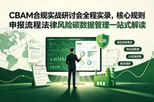 （19235期）CBAM合规实战研讨会全程实录，核心规则申报流程法律风险碳数据管理一站式解读-麦资源网