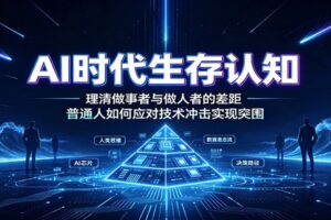 AI时代生存认知：理清做事者与做人者的差距，普通人如何应对技术冲击实现突围-麦资源网