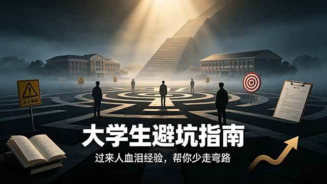 图片[1]-（19195期）付费文章：大学生避坑指南 ，过来人血泪经验，帮你少走弯路