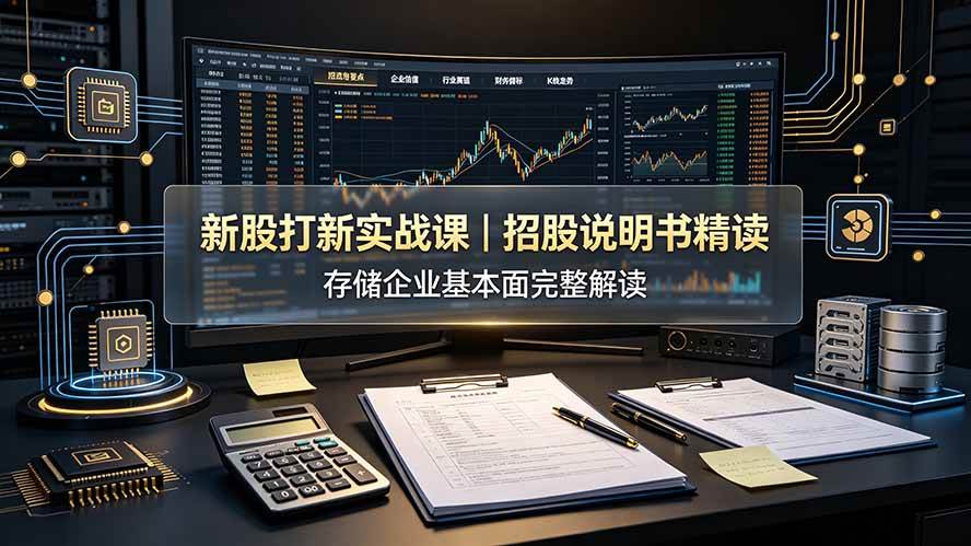 图片[1]-（19255期）付费文章：新股打新实战课｜招股说明书精读，存储企业基本面完整解读