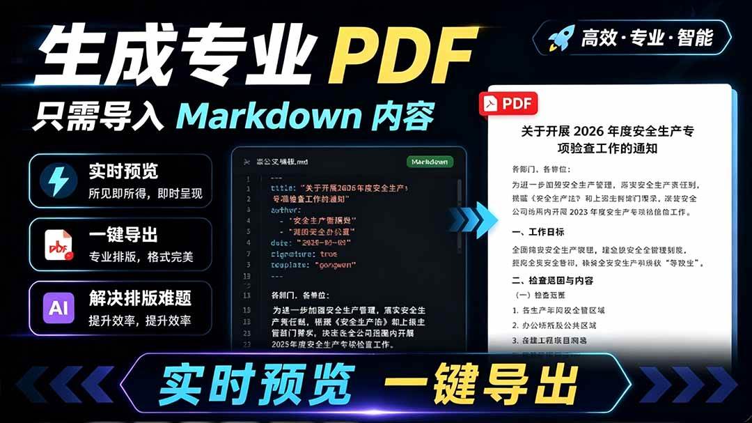 图片[1]-（19224期）只需导入 Markdown 内容，实时预览一键导出专业 PDF！轻松解决AI生成内容排版问题 Presto