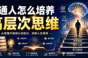 公众号付费文章：普通人怎么培养高层次思维-麦资源网