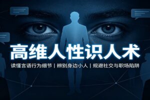 高维人性识人术：读懂言语行为细节，辨别身边小人，规避社交与职场陷阱-麦资源网