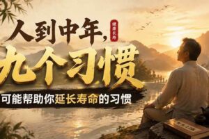 (19707期)付费文章:人到中年,九个可能帮助你延长寿命的习惯-麦资源网