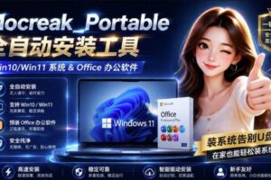 （19970期）Mocreak全自动安装office和win10、win11系统，告别U盘装系统，使用安全可靠-麦资源网