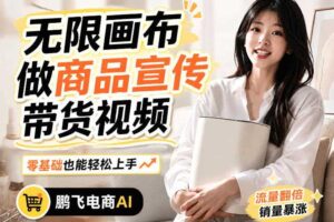 不用模特不用拍，AI生成电商带货视频｜无限画布从0到1搭建教程，全程实操演示，新手也能跟着落地-麦资源网